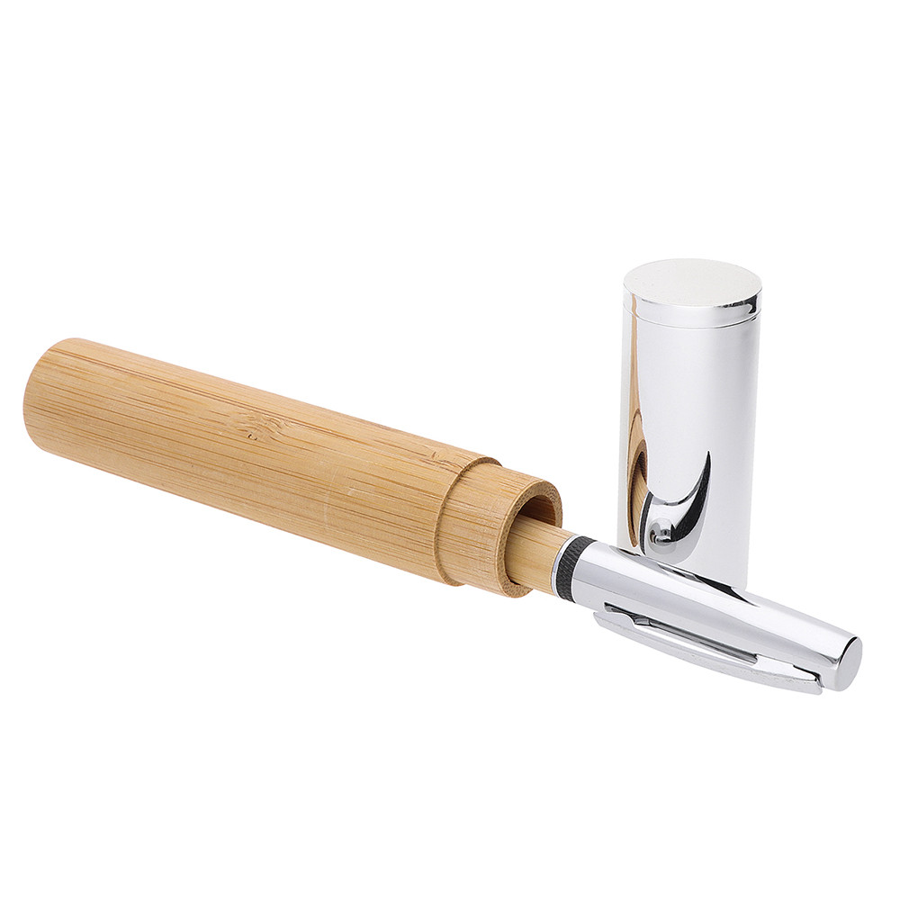 Gravírozott Bambusz golyóstoll díszdobozzal - Volano – galéria